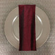 Dozen (12-pack) Pintuck Taffeta Table Napkins-Burgundy