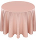 Matte Satin Tablecloth Linen-Champagne