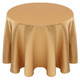 Matte Satin Tablecloth Linen-Gold