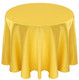 Matte Satin Tablecloth Linen-Rio Maize