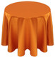 Matte Satin Tablecloth Linen-Pumpkin