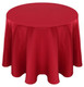Matte Satin Tablecloth Linen-Red