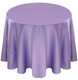 Matte Satin Tablecloth Linen-Lilac