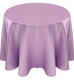 Matte Satin Tablecloth Linen-Lavender