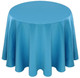 Matte Satin Tablecloth Linen-Turquoise