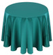 Matte Satin Tablecloth Linen-Teal