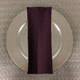 Dozen (12-pack) Matte Satin Table Napkins-Aubergine