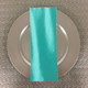 Dozen (12-pack) Poly Satin Table Napkins-Tiffany Blue