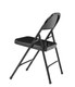 Body Builder Steel Folding Chair By National Public Seating, 50 Series-Black