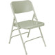 Body Builder Deluxe Steel Folding Chair By National Public Seating, 300 Series-Gray