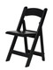 MAX Wedding and Event Resin Folding Chair-Black