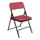 Body Builder Premium Lightweight Plastic Folding Chair By National Public Seating, 800 Series-Red