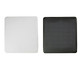 White and Black Replacement seat pads for resin folding chairs.