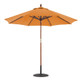 Galtech 9-ft. Wood Umbrella With 2 Pulley Lift, Model 132-232 (GA132-232)