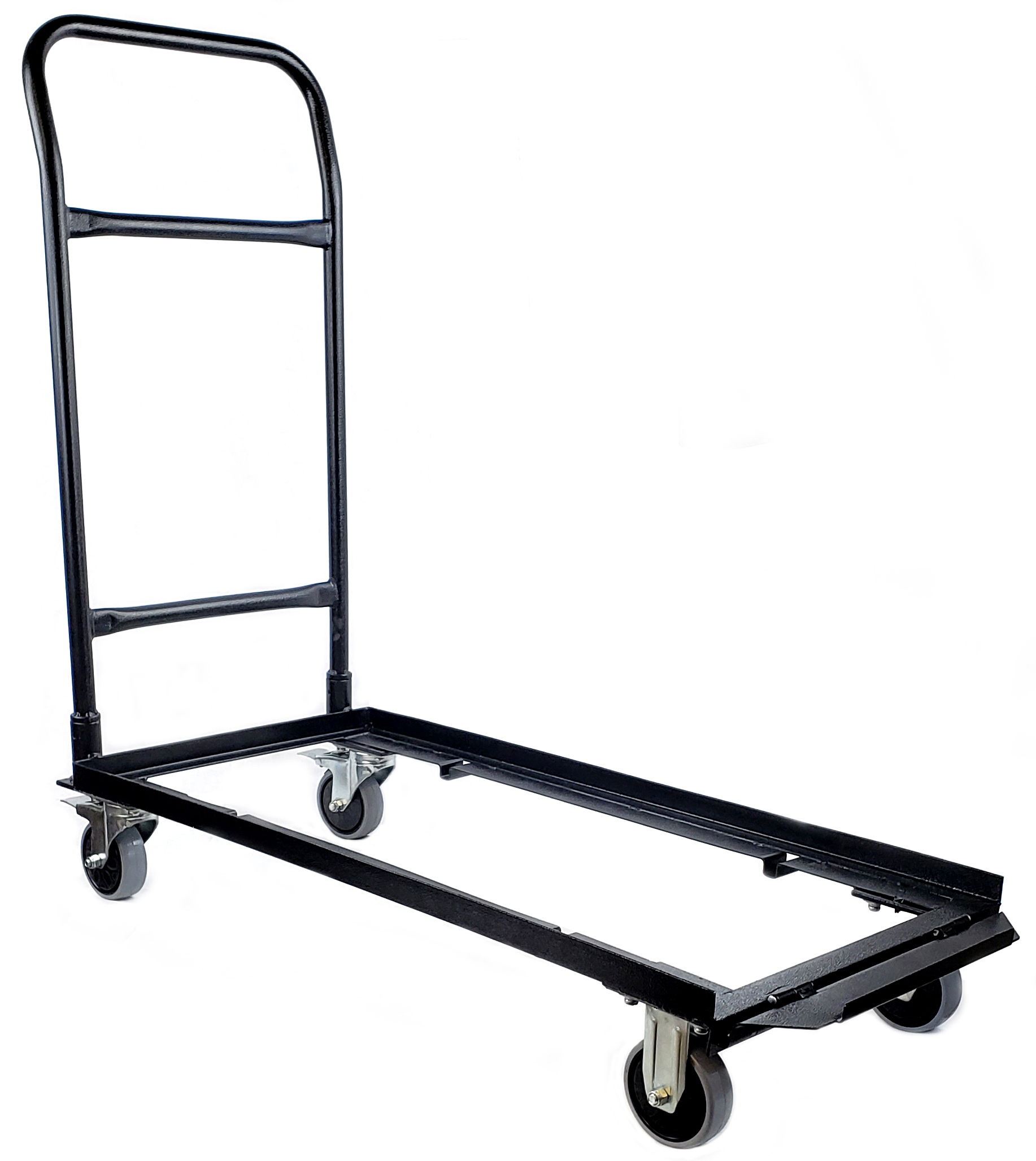 Heavy-Duty Folding Chair Dolly 1500lb Capacity Cart With Locking