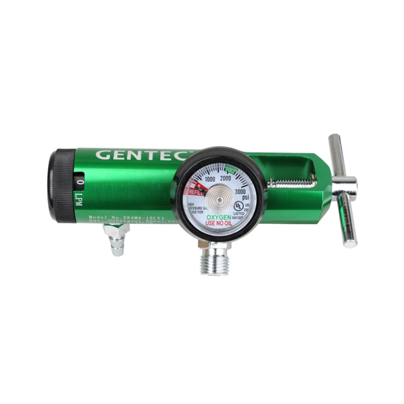 O2 Regulator with 1 DISS and 1 Barb connection