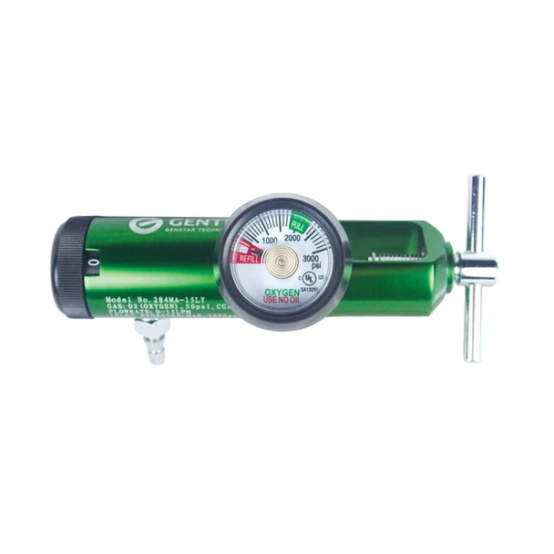 Oxygen Regulator with Barb Outlet