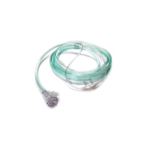 Hme O2 Line CO2 Sampling Line Divided Cannula - Adult 10' O2 Line and 10' CO2 Line