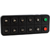 Link 12 key CAN Keypad with interchangeable 15mm inserts