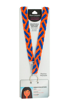 Pom Lanyard - Fanta/Royal