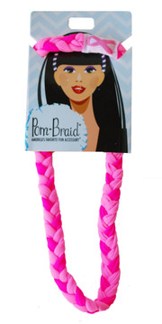 PomBraid Headband - In the Pink