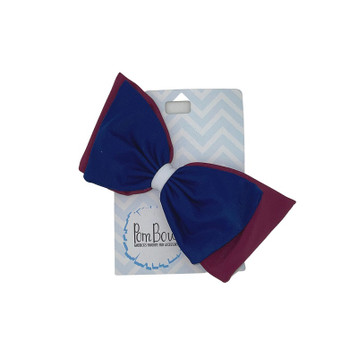 PomBow - Burgundy/Navy/White