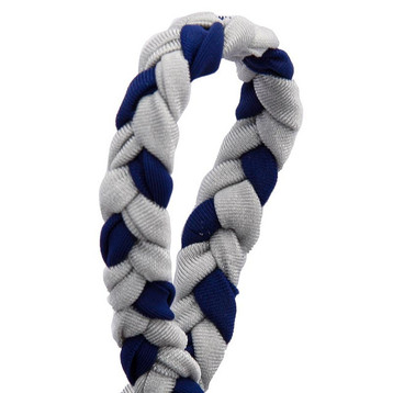 PomBraid Headband -Navy/Perla