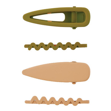 Hair Clips - Olive/Camo