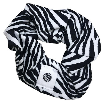 Scrunchie - Black Zebra