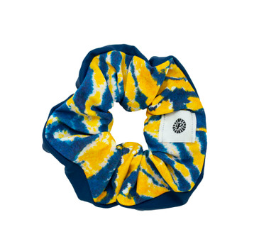 Scrunchie Single - Navy/Sunshine Tie Dye