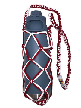 Water Bottle Carrier (Cross Body) - Crimson/White Water Bottle Carrier (Cross Body) - Crimson/White