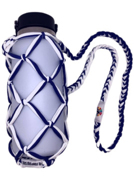 Water Bottle Carrier (Cross Body) - Purple/White Water Bottle Carrier (Cross Body) - Purple/White