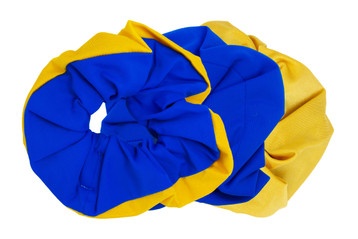 Scrunchie 3-Pack - Royal/Yellow Gold