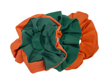 Scrunchie 3-Pack - Bottle Green/Fanta