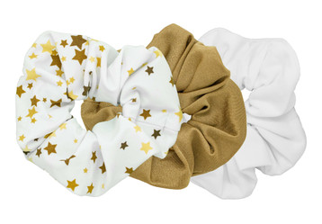 Scrunchie 3-Pack - Gold Star