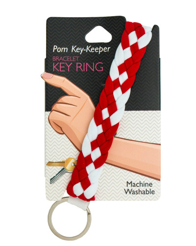 Pom Key Keeper - Red/White