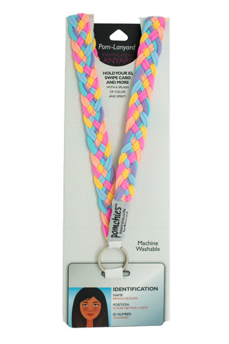 Pom Lanyard - Funny Bunny