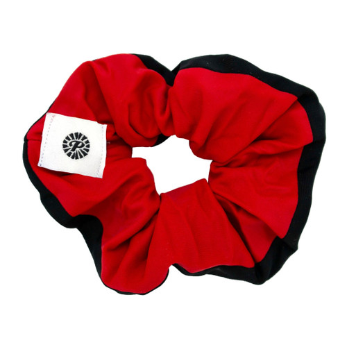 Scrunchie Single - Black/Red