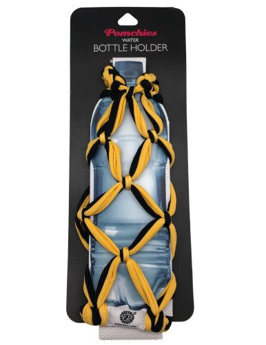 Water Bottle Holder - Black/Yellow Gold