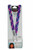 Pom Lanyard - Tie Dye/Purple