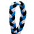 PomBraid Headband - Black/Capri/White