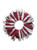 Spirit Pomchies® Ponytail Holder - Burgundy Red/Perla Silver
