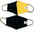 Pom Masks 2 Pack - Black/Yellow Gold