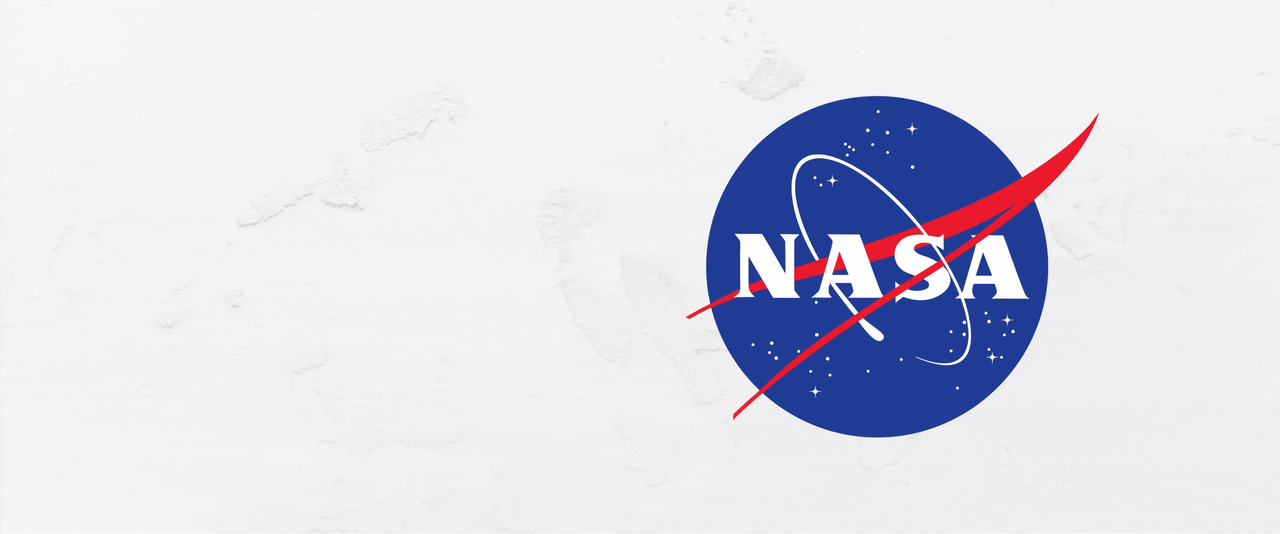 NASA Meatball Logo on White Background