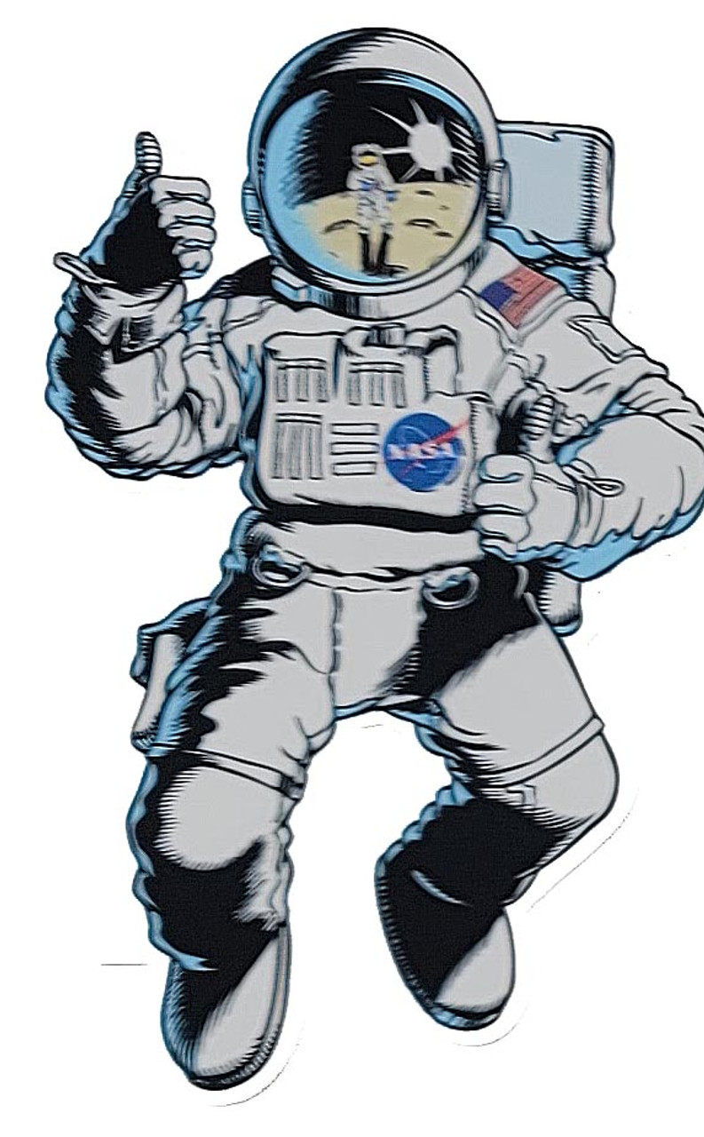 astronaut art stencil