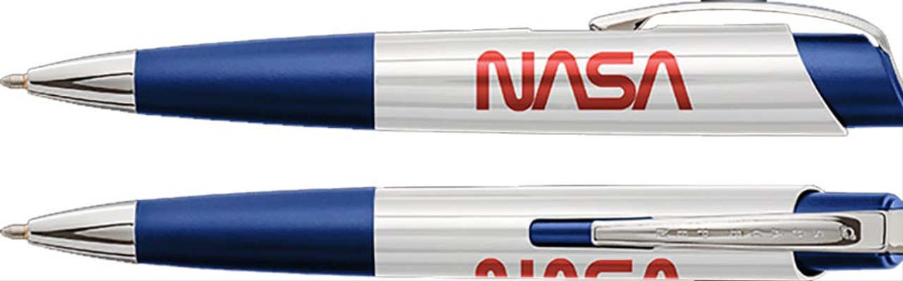 Fisher Space Pen - ECL/WBL-NASAW White & Blue Eclipse Space Pen