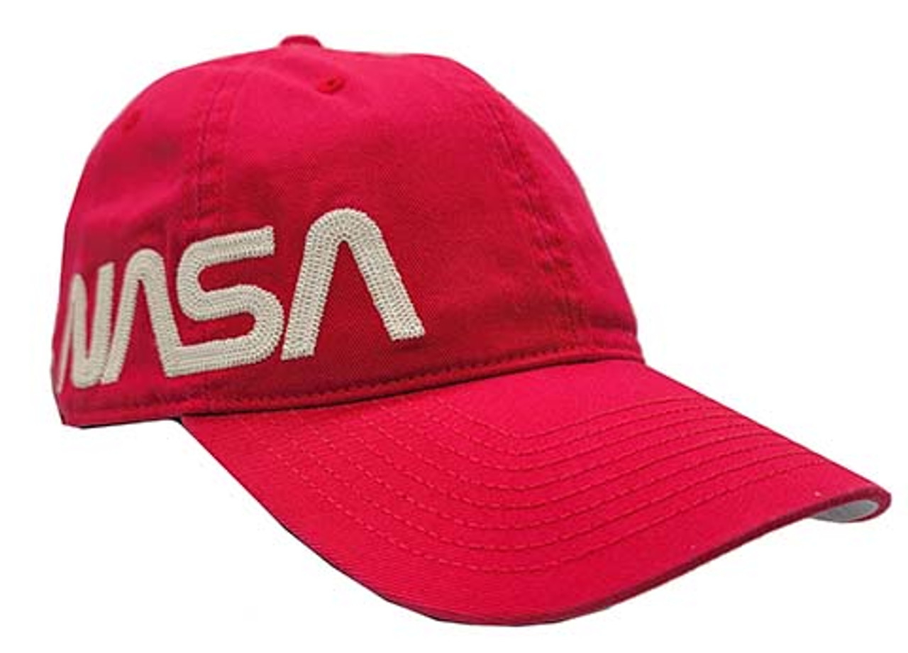 Red sales nasa hat