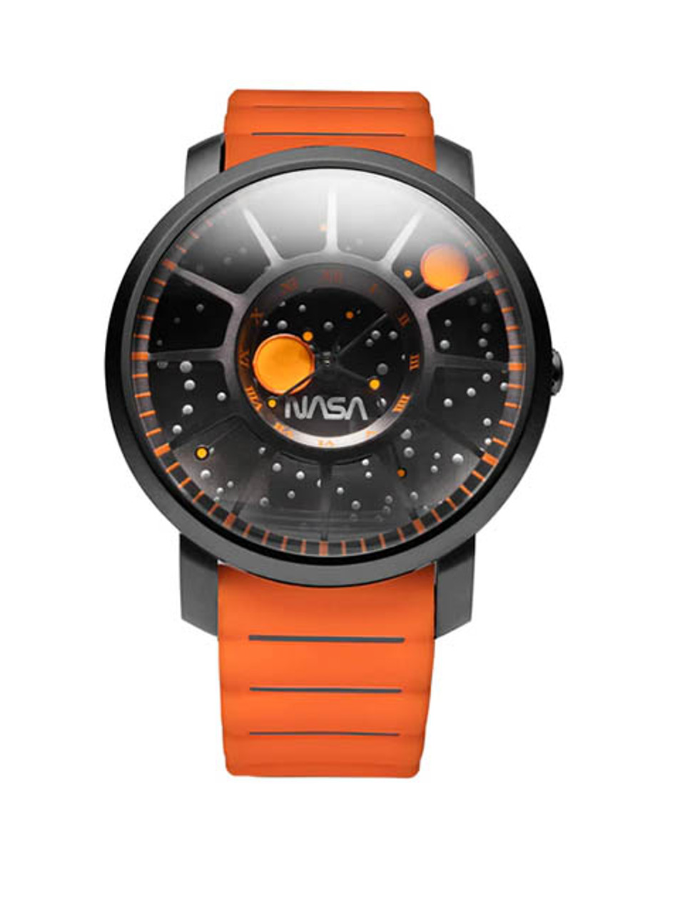 Xeric Trappist-1 Moonphase Gunmetal Red : Amazon.in: Fashion