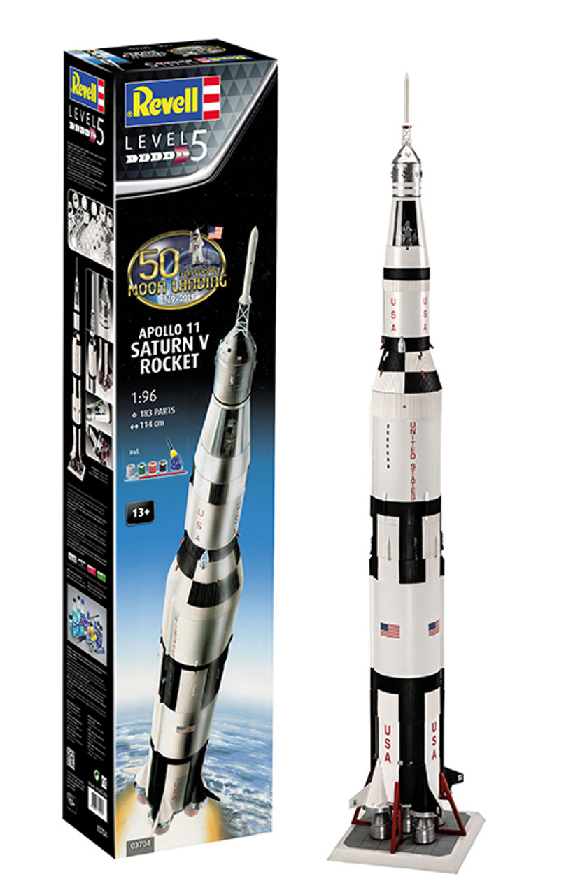 Apollo 11 Saturn V Rocket Model 1:96 Scale