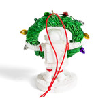 Astronaut and Wreath Ornament Back